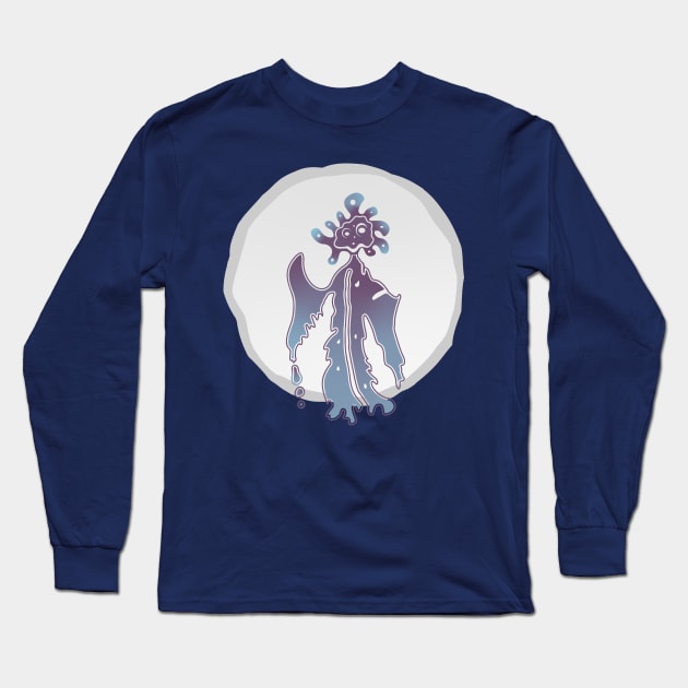 Cosmic Mystic Creature Long Sleeve T-Shirt by BICKOVSTUDIO